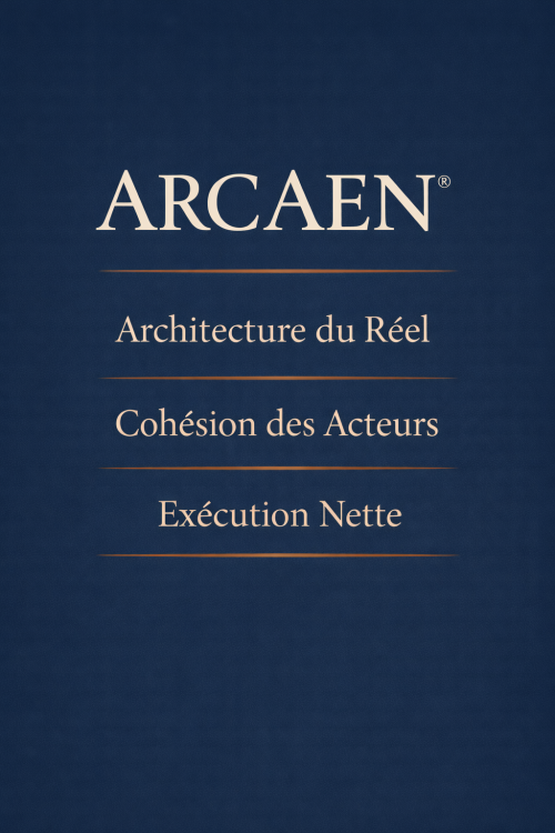 ARCAEN® - Architecture du Réel / Cohésion des Acteurs / Exécution Nette